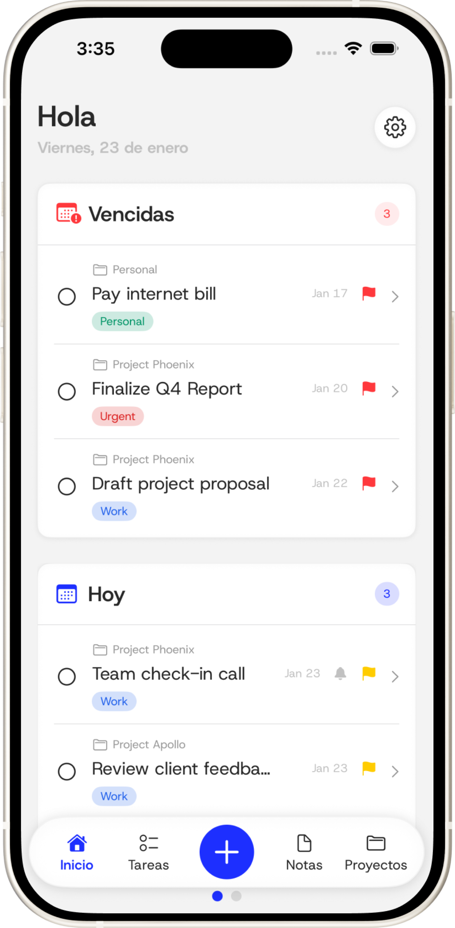 Listo App Screenshot